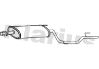 Exhaust backbox / end silencer