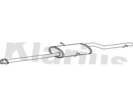 Exhaust backbox / end silencer