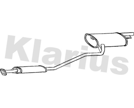 Exhaust backbox / end silencer