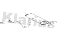 Exhaust backbox / end silencer