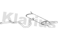 Exhaust backbox / end silencer