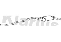 Exhaust backbox / end silencer