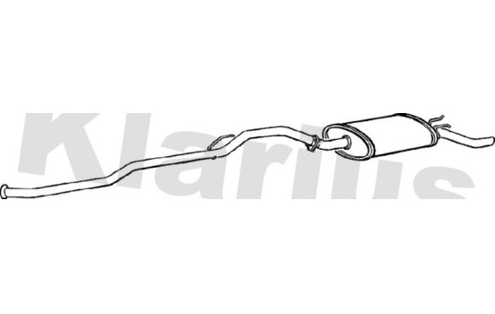 Exhaust backbox / end silencer