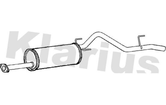 Exhaust backbox / end silencer