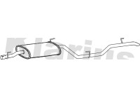 Exhaust backbox / end silencer