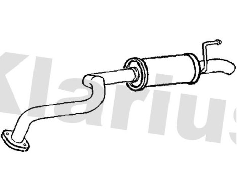 Exhaust backbox / end silencer