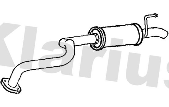 Exhaust backbox / end silencer