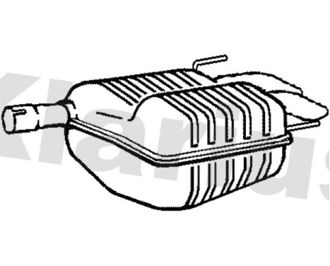 Exhaust backbox / end silencer, Image 2