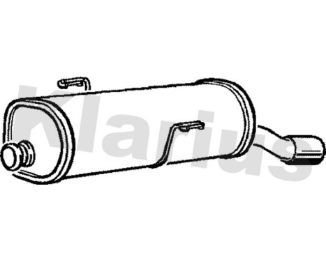 Exhaust backbox / end silencer, Image 2