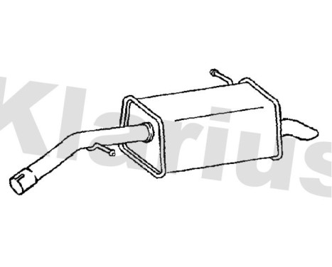 Exhaust backbox / end silencer, Image 2