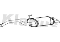 Exhaust backbox / end silencer