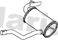 Exhaust backbox / end silencer