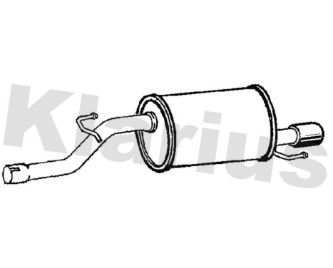Exhaust backbox / end silencer, Image 3
