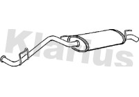 Exhaust backbox / end silencer