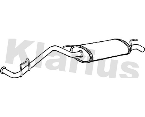Exhaust backbox / end silencer