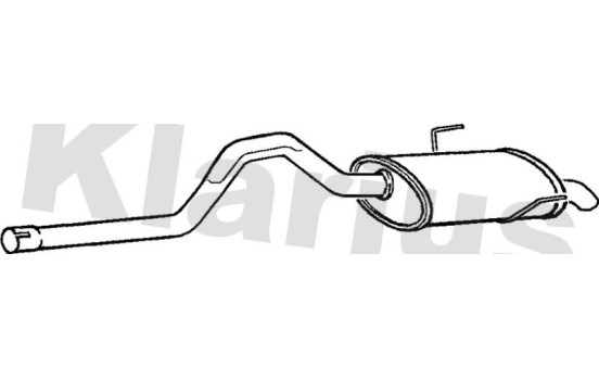 Exhaust backbox / end silencer