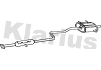 Exhaust backbox / end silencer