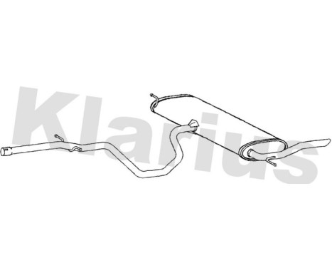 Exhaust backbox / end silencer, Image 2