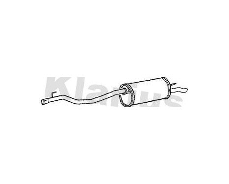 Exhaust backbox / end silencer