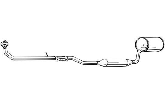 Front Silencer 292-511 Bosal