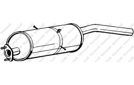 Middle Silencer 169-001 Bosal