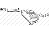 Middle Silencer 278-383 Bosal