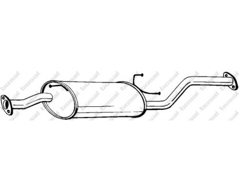 Middle Silencer 281-953 Bosal, Image 2