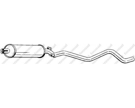 Middle Silencer 282-011 Bosal, Image 2