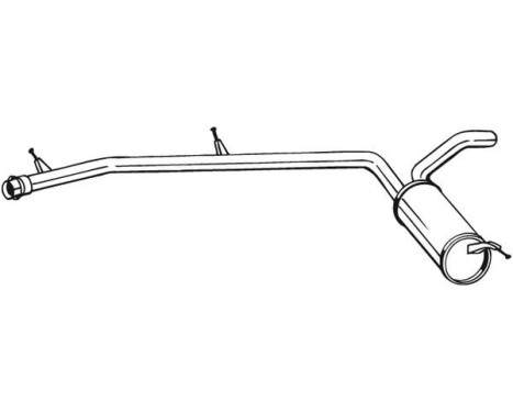 Middle Silencer 282-859 Bosal
