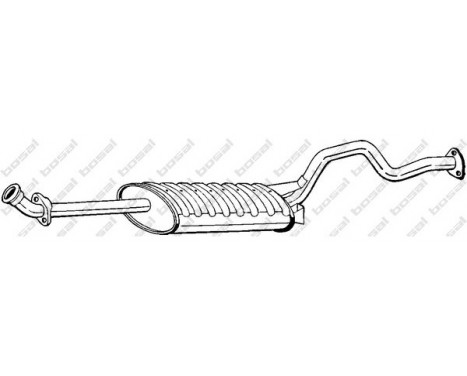 Middle Silencer 282-891 Bosal