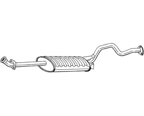 Middle Silencer 282-891 Bosal, Image 2