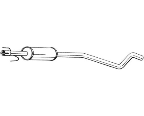 Middle Silencer 284-281 Bosal, Image 2