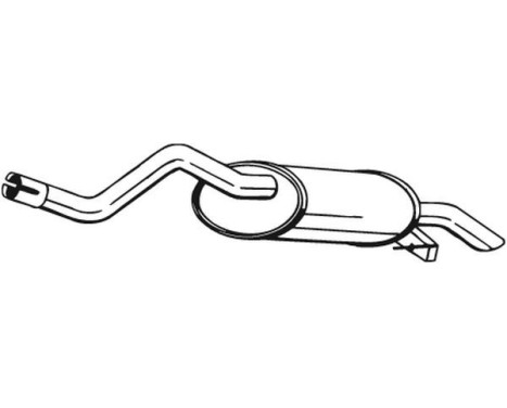 Muffler 200-033 Bosal