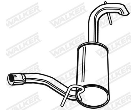 Muffler 23888 Walker