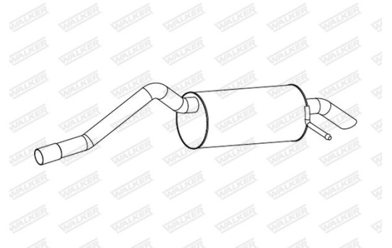 muffler 25228 Walker