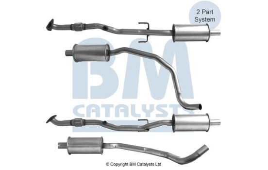 Exhaust intermediate pipe