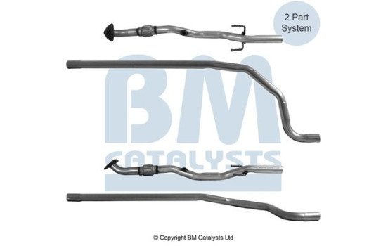 Exhaust intermediate pipe