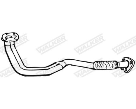 Exhaust Pipe 02788 Walker