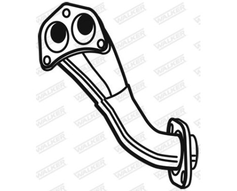 Exhaust Pipe 02984 Walker