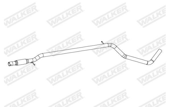 Exhaust Pipe 10861 Walker, Image 2