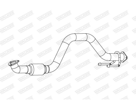 Exhaust pipe 10960 Walker
