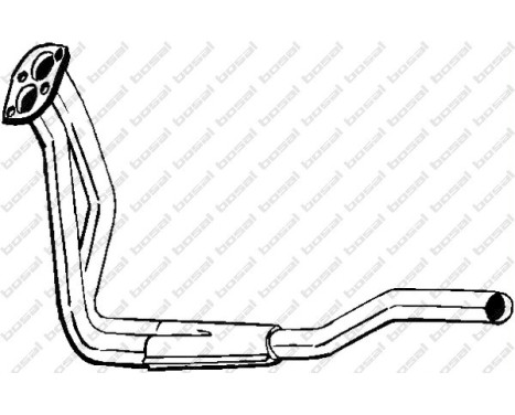 Exhaust pipe 281-301 Bosal