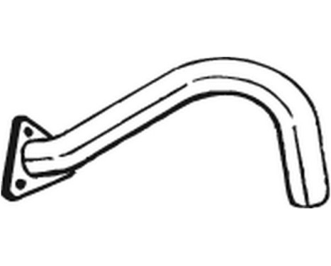 Exhaust Pipe 334-497 Bosal, Image 2
