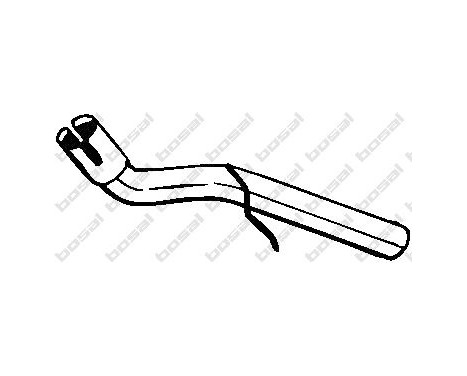 Exhaust Pipe 335-339 Bosal, Image 2