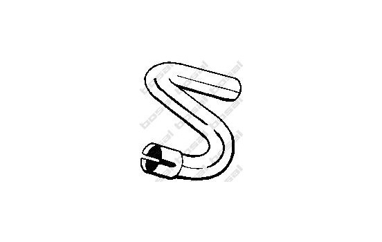 Exhaust Pipe 383-949 Bosal, Image 2