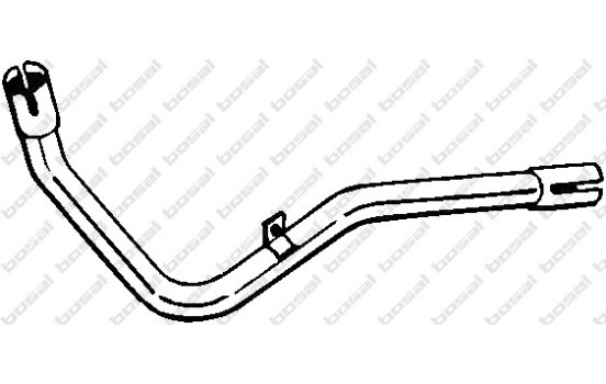Exhaust Pipe 384-383 Bosal