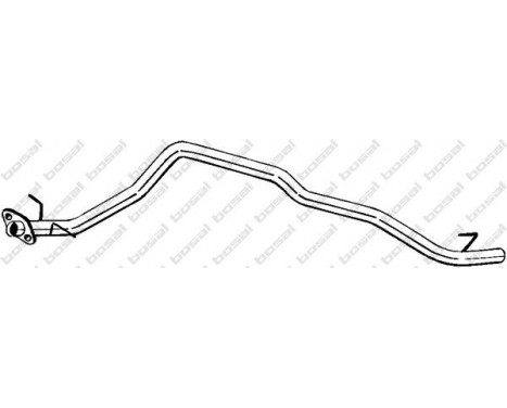 Exhaust Pipe 433-671 Bosal, Image 2