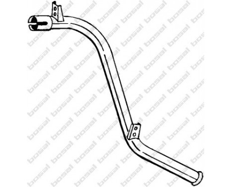 Exhaust Pipe 438-369 Bosal