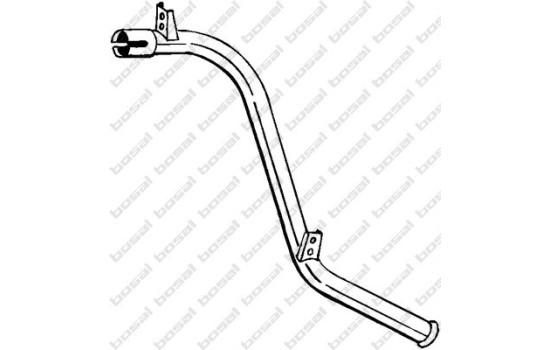 Exhaust Pipe 438-369 Bosal