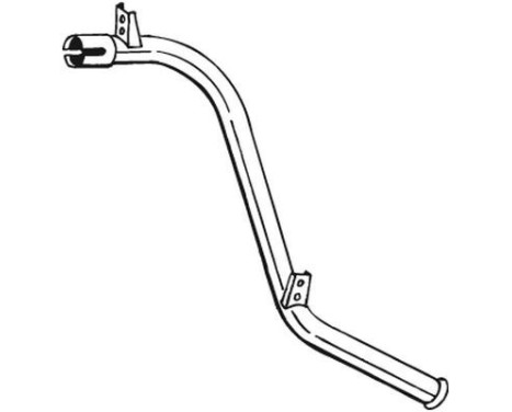 Exhaust Pipe 438-369 Bosal, Image 2